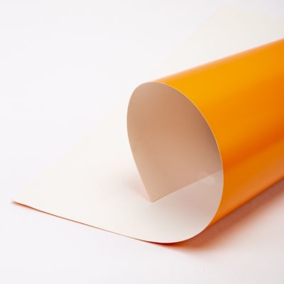 CARTON FORRADO COLOR 53X75 NARANJO CLARO