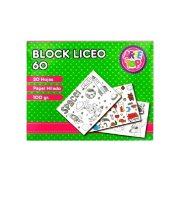 BLOCK LICEO 60 20HJS PAPEL HILADO 100GR