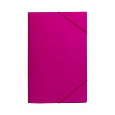 CARPETA CON ELASTICO CARTULINA OFICIO FUCSIA