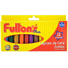 CRAYONES 12 COLORES JUMBO