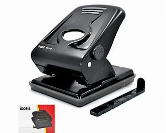 PERFORADOR PUNCH PM-40 NEGRO 40HJS CON GUIA METALICA