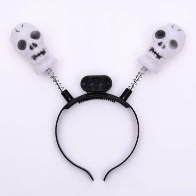 CINTILLO CALAVERA HALLOWEEN LUMINOSO