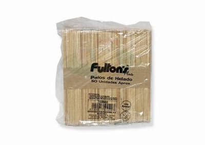 PALOS DE HELADO DELGADO NATURAL