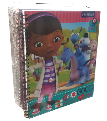 CUADERNO UNIVERSITARIO 7MM 100HJS DRA JUGUETES