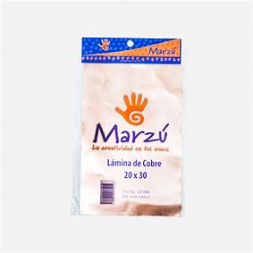 LAMINA COBRE 20X30