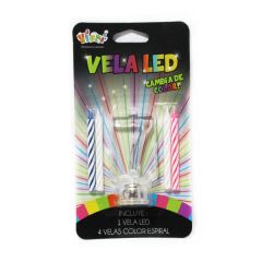 PORTAVELA LED N°7