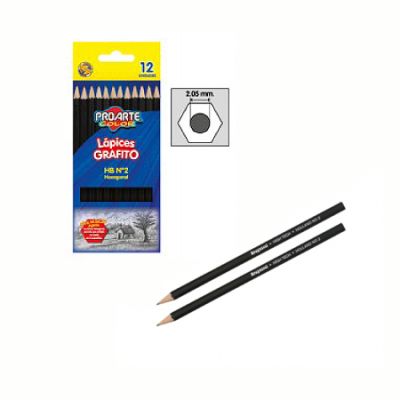 LAPIZ GRAFITO HEXAGONAL N°2 HB  UNIDAD