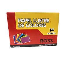 ESTUCHE DE PAPEL LUSTRE  14 HJS 11COL 265x375