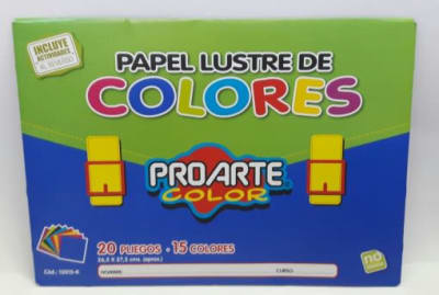 ESTUCHE PROARTE LUSTRE 20 H. 15 COL SURT 26,5x37,5