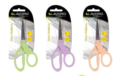TIJERA MULTIUSO 6 1/4 COLECCION COLORES PASTEL