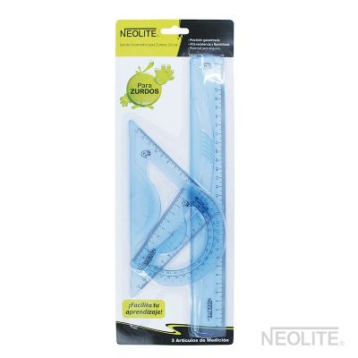 SET DE REGLAS 30CM ZURDO NEOLITE