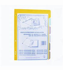 SEPARADOR 6 DIVISIONES COLOR J.S OFICIO