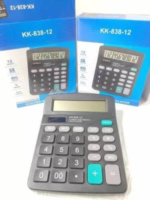 CALCULADORA 12 DIGITOS KK-838