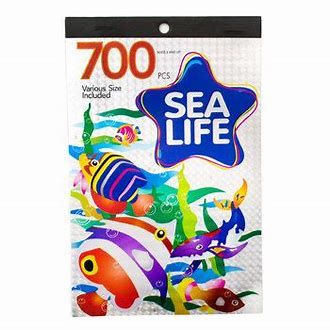STICKER BOOK METALICO SEA LIFE 700PCS