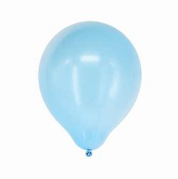 GLOBOS N°9 25 UNIDADES COLOR CELESTE