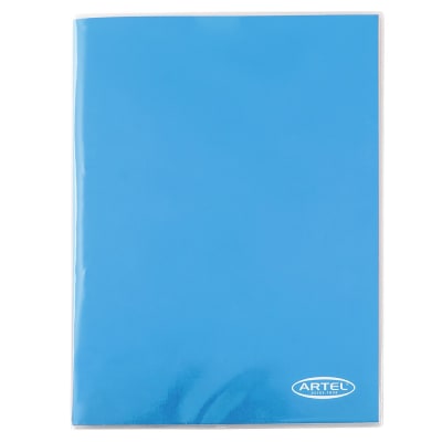 CARPETA CON ACCO GUSANO ARTEL CELESTE