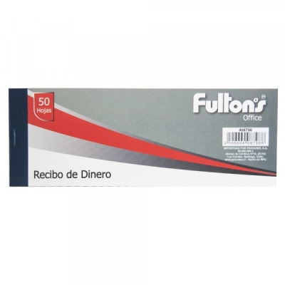 TALONARIO RECIBO DINERO 50HJS