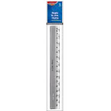 REGLA HUMO BISELADA 16CM