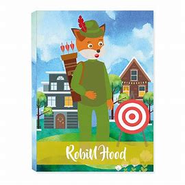 LIBRO DE CUENTO DE COLECCION TAPA DURA ROBINHOOD