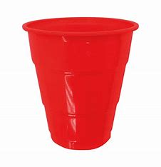 SET 10 VASOS 7OZ (207cc aprox) ROJO