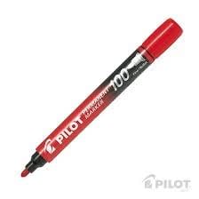 MARCADOR PERMANENTE SCA100 FINO ROJO