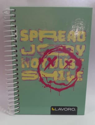 CUADERNO POCKET 5MM 100 HOJAS DOBLE ESPIRAL 80GR 15X10.5CM APROX MIX "SMILE"