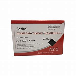 TAMPON NEGRO SY-008 FOSKA