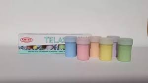ESTUCHE PINTURA DE TELA 6 COLORES PASTEL