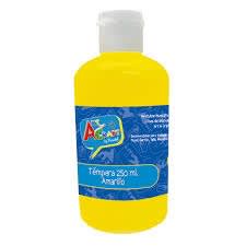 TEMPERA 250ML AMARILLO