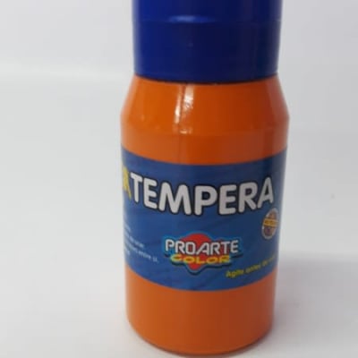 TEMPERA FCO.250ml NARANJO