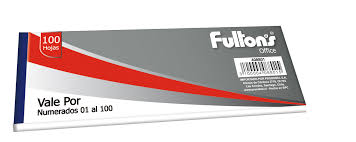 TALONARIO RECIBO VALE POR 100 HJS