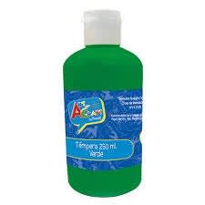 TEMPERA 250ML VERDE