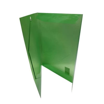 CARPETA CON ELASTICO PLASTICA VERDE