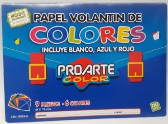 ESTUCHE PROARTE VOLANTIN 9 HJS.6 COL 55x76