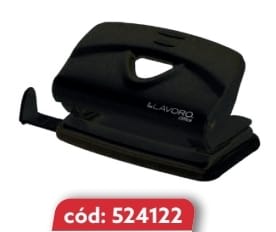 PERFORADORA METALICA 10 HOJAS NEGRA PEQUEÑA