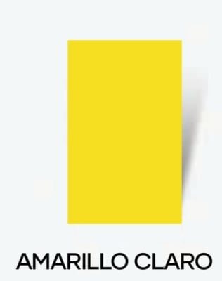 CARTON FORRADO COLOR 53X75 AMARILLO CLARO