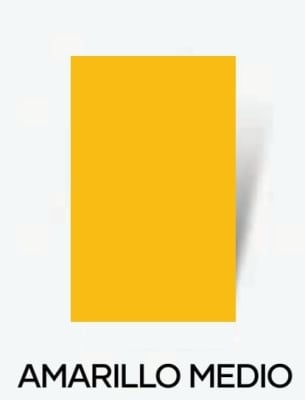 CARTON FORRADO COLOR 53X75 AMARILLO MEDIO