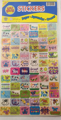 STICKER BOOK DISPLAY ANIMALES 144 PCS UTI GUTI