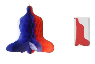 ADORNO DIECIOCHERO CAMPANA GIGANTE 53X22CM