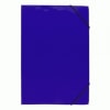 CARPETA CON ELASTICO CARTULINA OFICIO AZUL