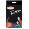 SET PINTURA ACRILICA  8 COLORES 12ML