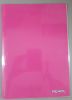 CARPETA  CON GUSANO ROSADO