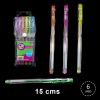 SET LAPIZ GEL GLITTER 6 UNIDADES