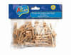 PINZAS MADERA MINI NATURAL 45 UNIDADES