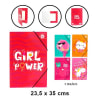 CARPETA CON ELASTICO MUJER NIÑA 2