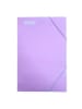 CARPETA CON ELASTICO MORADA
