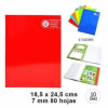 PACK CUADERNO COLLEGE LISO 80HJS 7MM