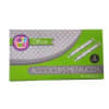 CAJA ACCOCLIPS 50 UNIDADES METALICO PLATEADO 8CMS