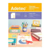 ETIQUETAS ADHESIVAS BLANCAS 25 UNIDADES ADETEC 6313