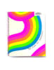 CUADERNO BOOK 120HJS ARCOIRIS FLUOR